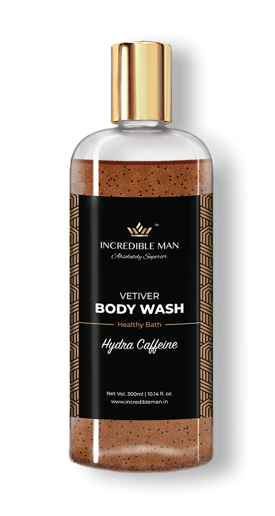 Incredible Man Coffee Body Wash With Aloe Vera - Exfoliating Body Wash (300ml)