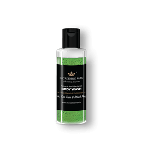 Incredible Man Natural Anti-Bacterial Body Wash 300ml – Neem, Tea Tree & Black Pepper