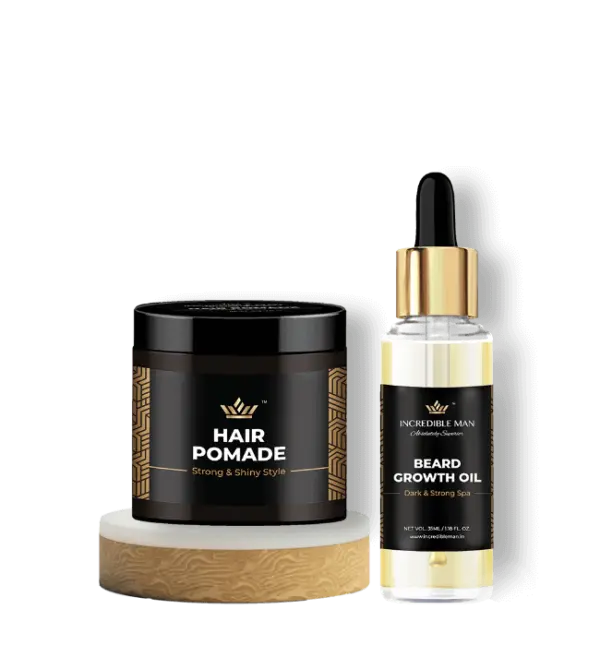 Fine Hair Combo – Beard Growth Oil + Hair Pomade