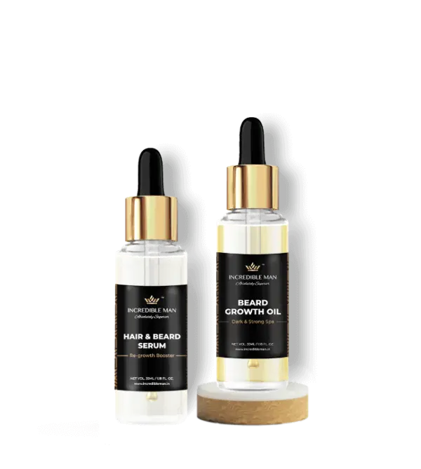 Hair Growth Booster Combo – Hair Growth Oil + Hair Serum